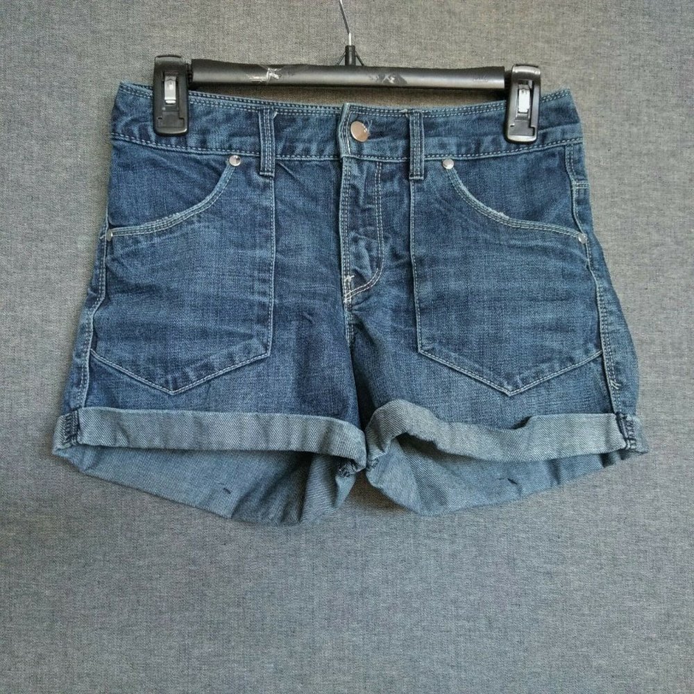 Express X2 Roll-Up High Waist Shorts